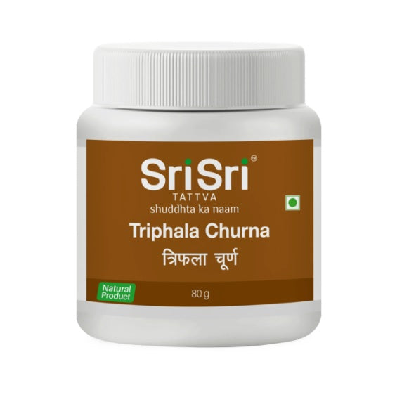 Sri Sri Tattva Ayurvedisches Triphala Churna-Pulver 80g
