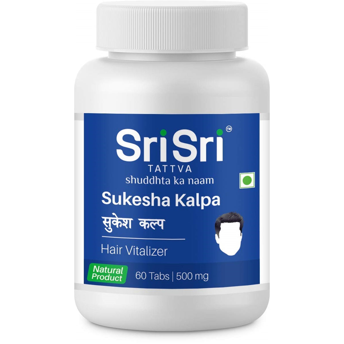 Sri Sri Tattva Ayurvedic Sukesha Kalpa 500mg Hair Vitalizer 60 Tablets