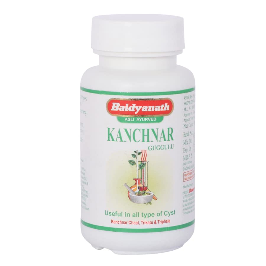 Baidyanath Ayurvedic Jhansi Kanchanar Guggulu 80 Tablets