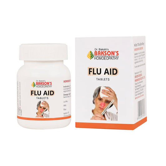 Bakson's Homoeopathy Flu Aid Fights Flu 75 Tablet