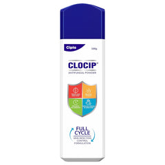 Cipla Clocip Anti-Fungal Dusting Powder For Skin Infections & Itching