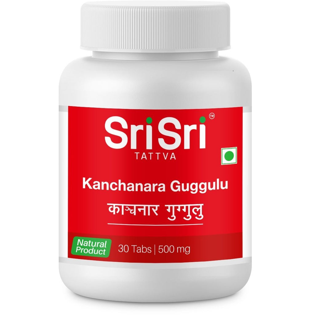 Sri Sri Tattva Ayurvedic Kanchanara Guggulu 500mg 30 Tabletten
