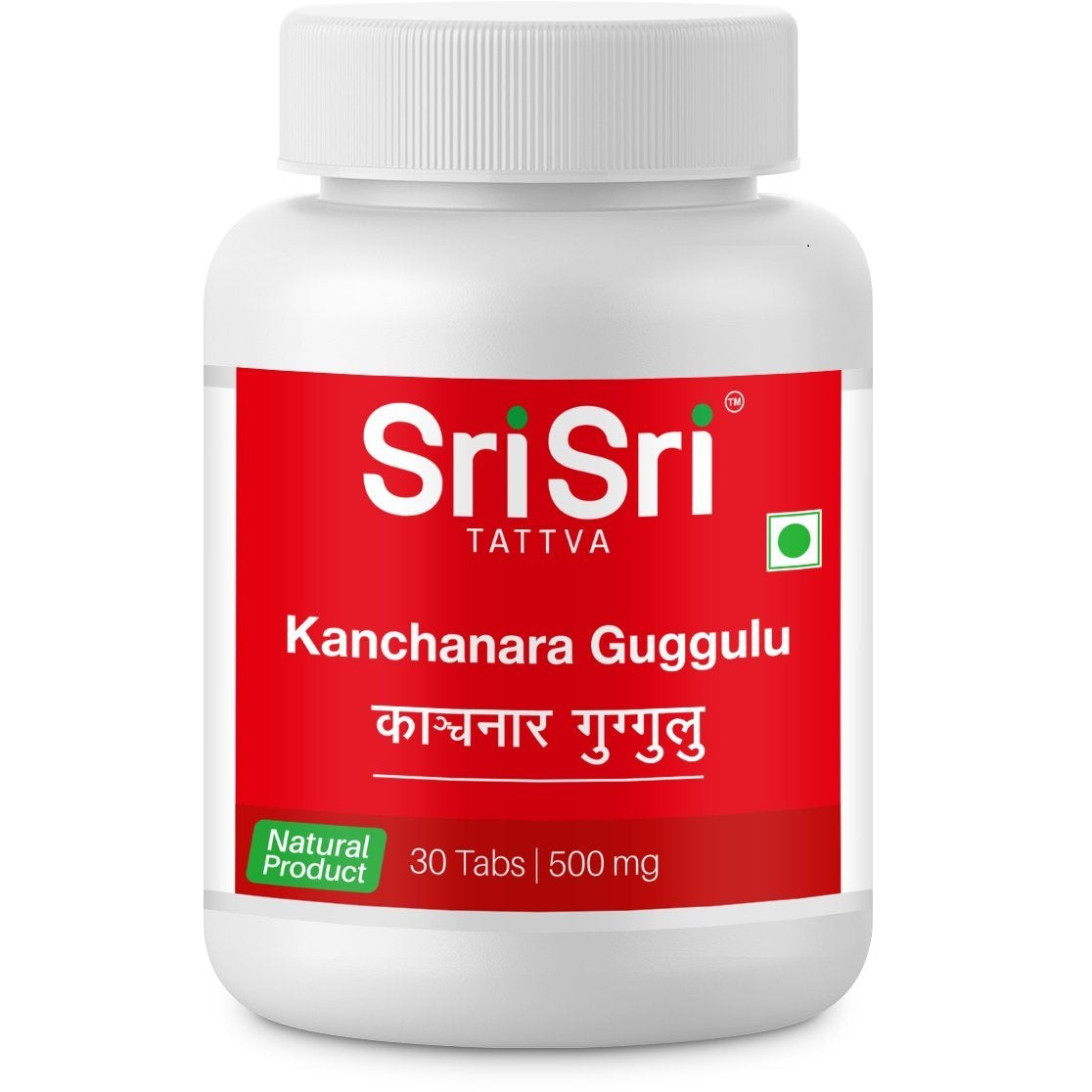 Sri Sri Tattva Ayurvedic Kanchanara Guggulu 500mg 30 Tablet