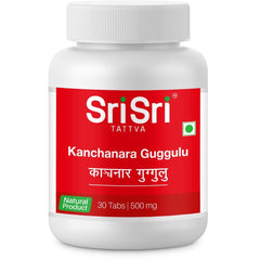 Sri Sri Tattva Ayurvedic Kanchanara Guggulu 500mg 30 Tablet