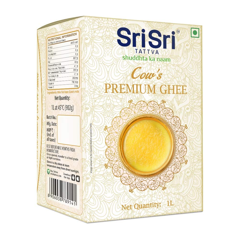 Sri Sri Tattva Ayurvedic Premium Liquid Cow Ghee