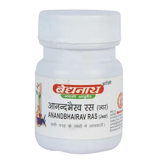 Baidyanath Ayurvedic (Jhansi) Anandbhairav Ras (Jwar) Tablet