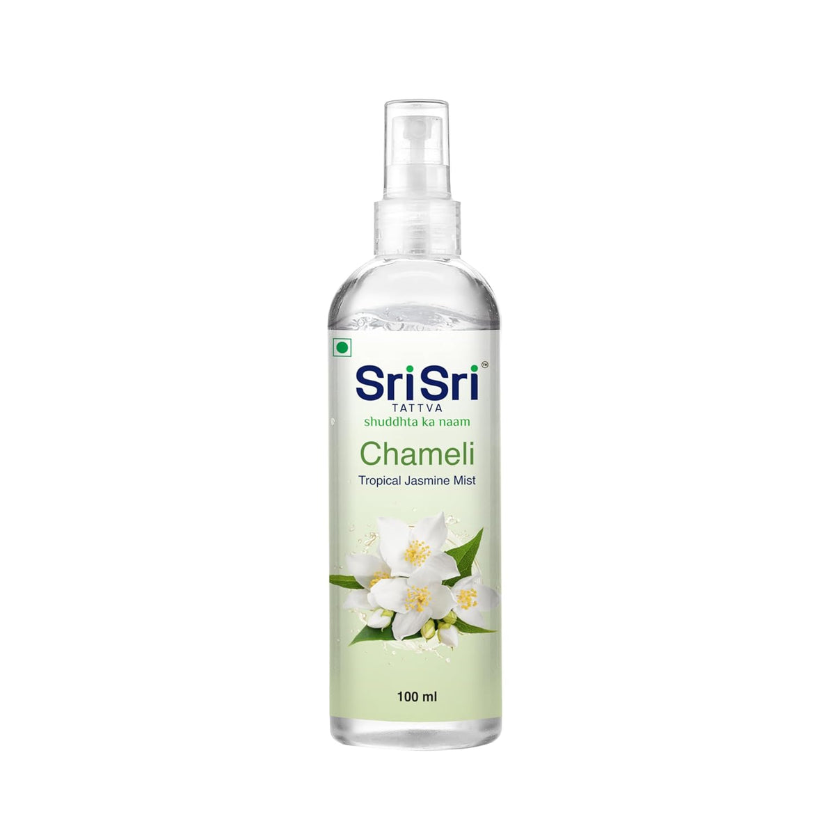 Sri Sri Tattva Chameli Tropischer Jasminnebel Beruhigt Ihre Haut, Spray, 100 ml