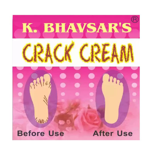 K Bhavsar's Ayurvedic Heel Crack Cream 25gm