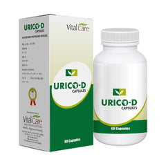 Vital Care Ayurvedic Urico D 60 Capsule