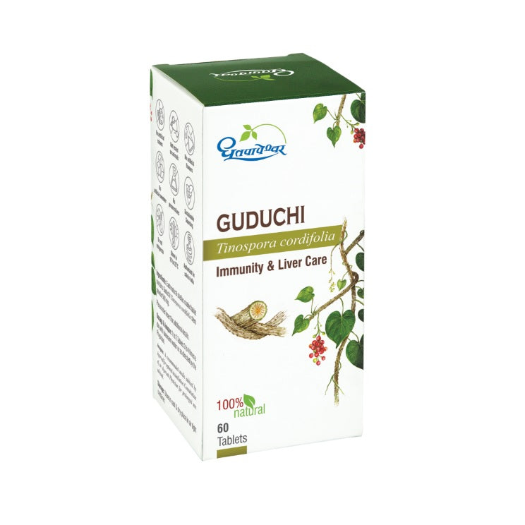 Dhootapapeshwar Ayurvedic Guduchi Immunity & Liver Care 60 Tablet