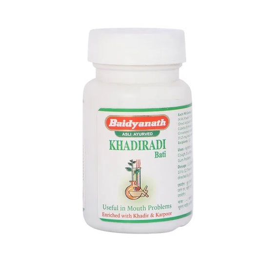 Baidyanath Ayurvedic (Jhansi) Khadiradi Bati Tablets