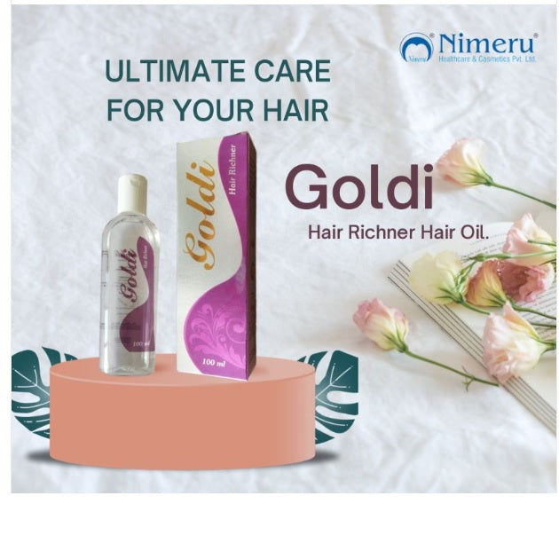 Arise Biocare Goldie Hair Calculator & Gromor Hair Oil Richner 100 ml