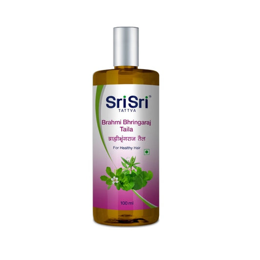 Sri Sri Tattva Ayurvedic Brahmi Bhringaraj For Healthy Hair Taila Oil