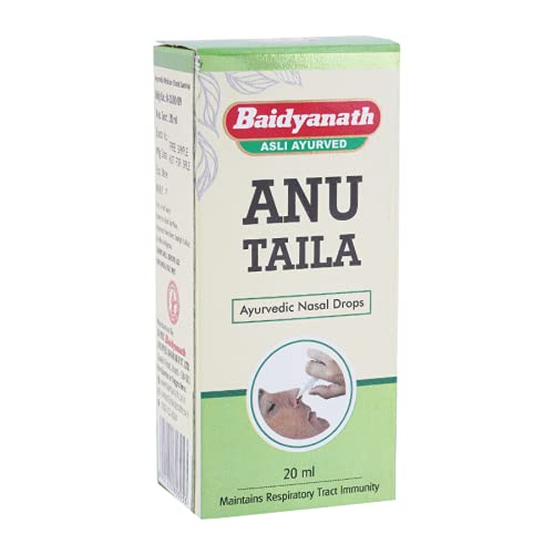 Baidyanath Ayurvedic (Jhansi) Anu Taila Ayurvedische Nasentropfen 20ml