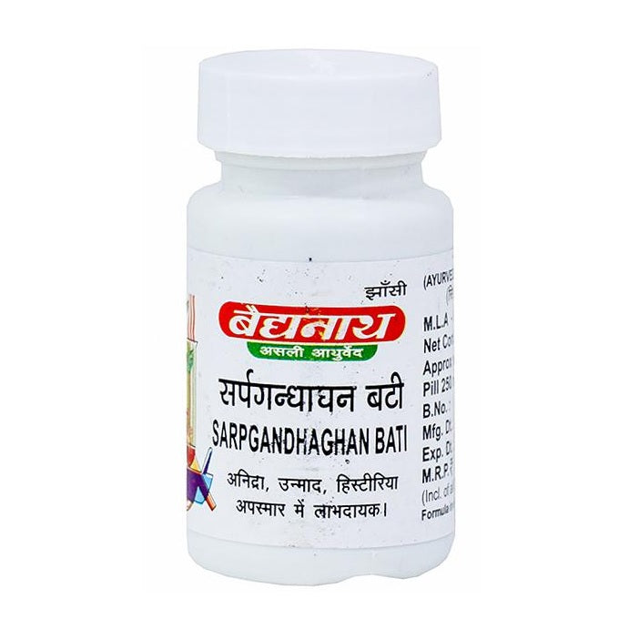 Baidyanath Ayurvedic (Jhansi) Sarpgandhaghan Bati Tablet 10g