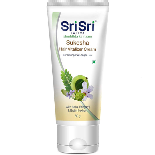 Sri Sri Tattva Ayurvedic Sukesha Hair Vitalizer For Stronger & Longer Hair Cream 60g