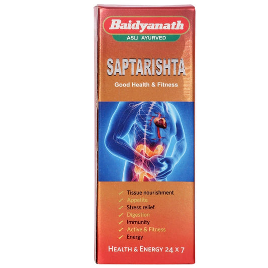 Baidyanath Ayurvedic (Jhansi) Saptarishta Flüssigkeit 450ml