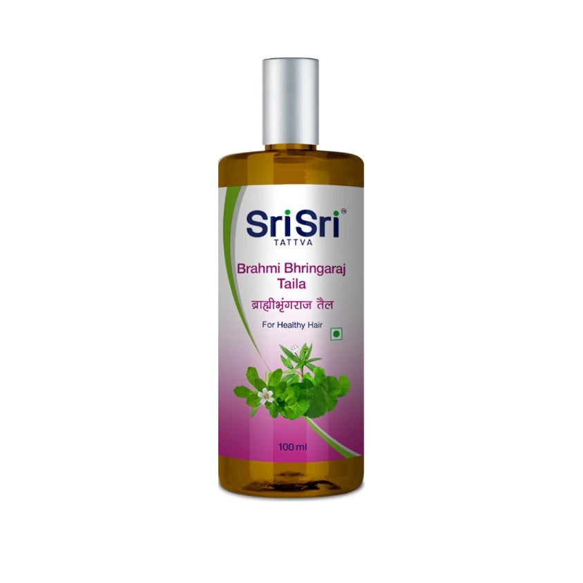 Sri Sri Tattva Ayurvedic Brahmi Bhringaraj For Healthy Hair Taila Oil