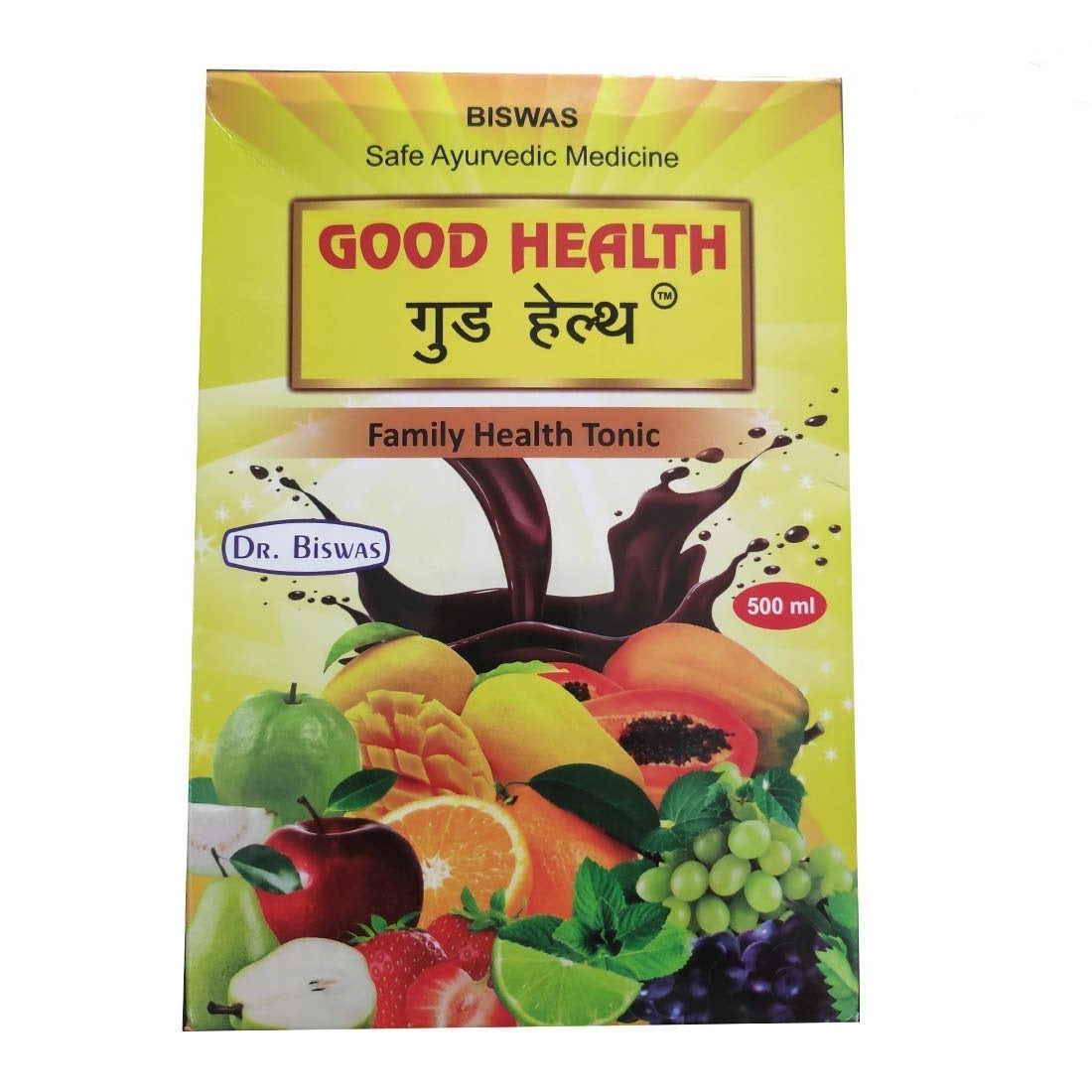 Dr.Biswas Ayurvedic Good Health Family Healthy Tonic Syrup 500 ML