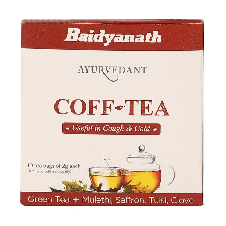 Baidyanath Ayurvedic (Jhansi) Ayurvedant Green Tea,Mulethi,Saffron 10 Tea Bags Of 2g