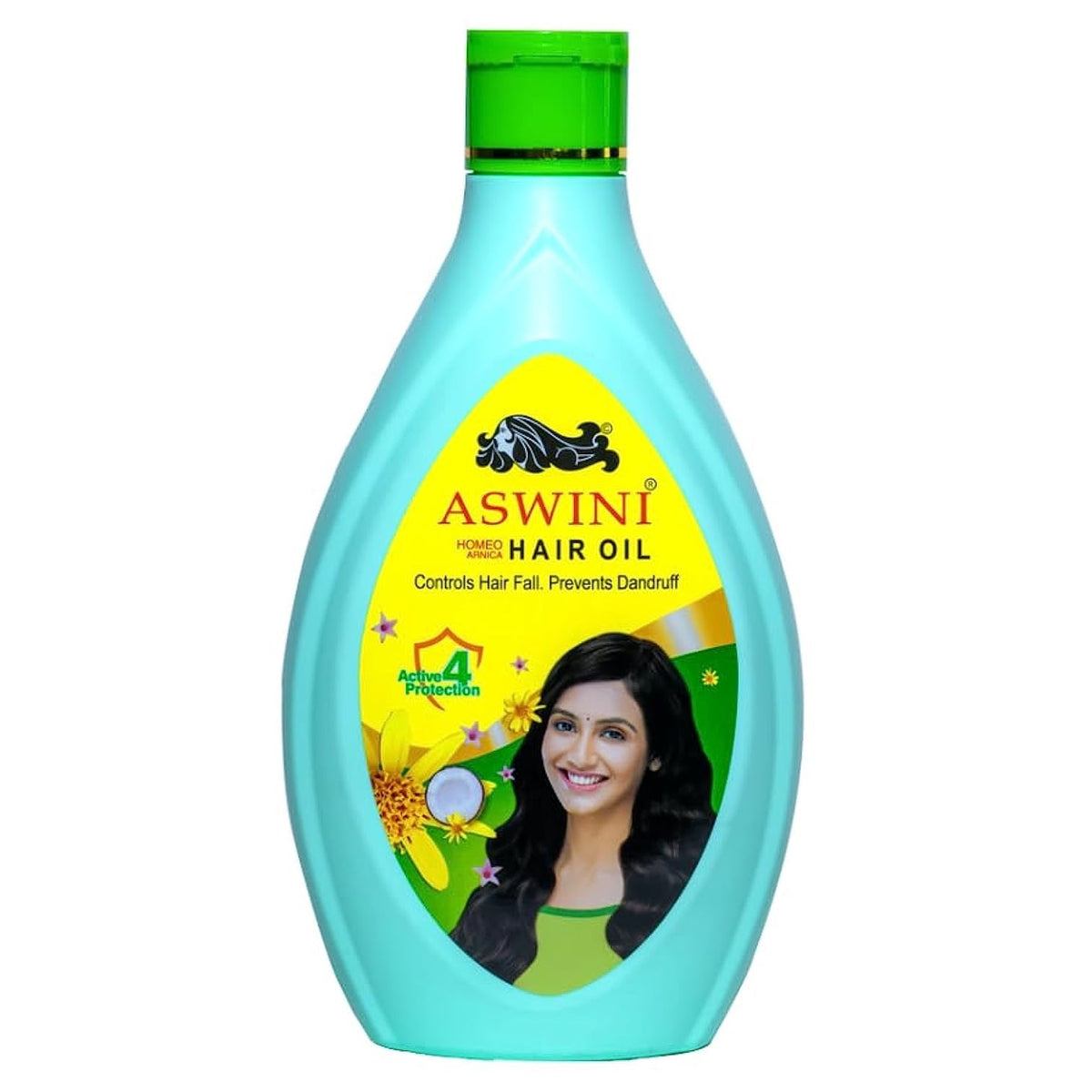 Aswini Homeo Pharmacy Hydrating,Moisturizing Scent Coconut Controls Hair Oil