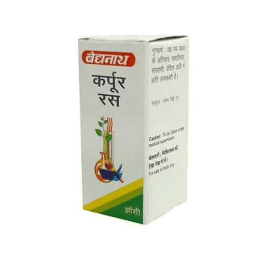 Baidyanath Ayurvedic Karpur Ras 2,5 g Tabletten