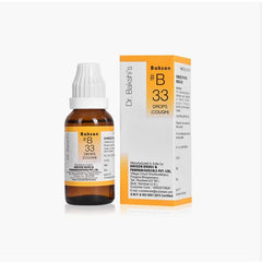 Bakson's Homoeopathy B33 (B-33) Hustenbonbons gegen anhaltenden, krampfartigen und erstickenden Husten, 30 ml