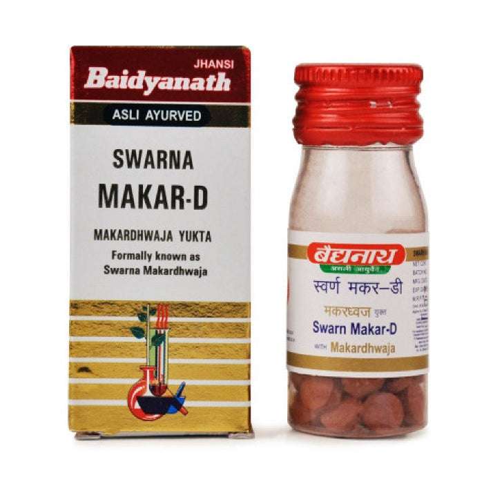 Baidyanath Ayurvedic (Jhansi) Swarna Makar-D Makardhwaja Yukta Tabletten