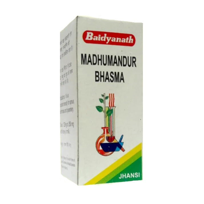 Baidyanath Ayurvedisches Madhu Mandoor Bhasma-Pulver 5 g