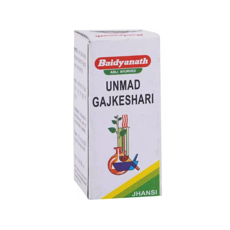 Baidyanath Ayurvedic Unmad GajKeshari Ras Bhasma Powder 5g