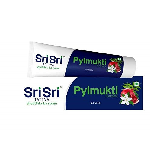 Sri Sri Tattva Ayurvedische Pylmukti-Salbe für Hämorrhoiden und Fissuren, 30 g