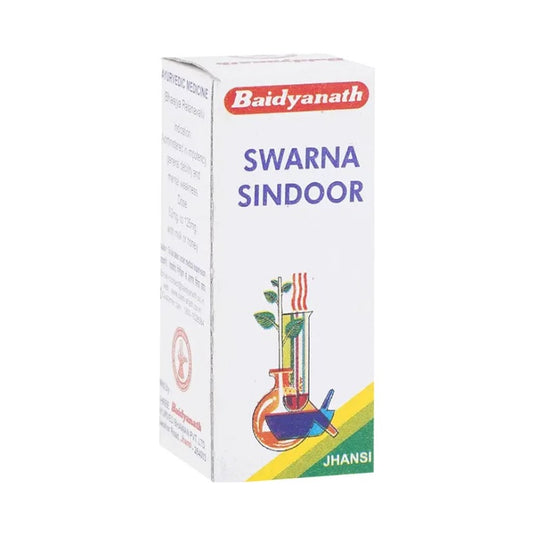 Baidyanath Ayurvedisches (Jhansi) Swarna Sindoor-Pulver 2,5 g