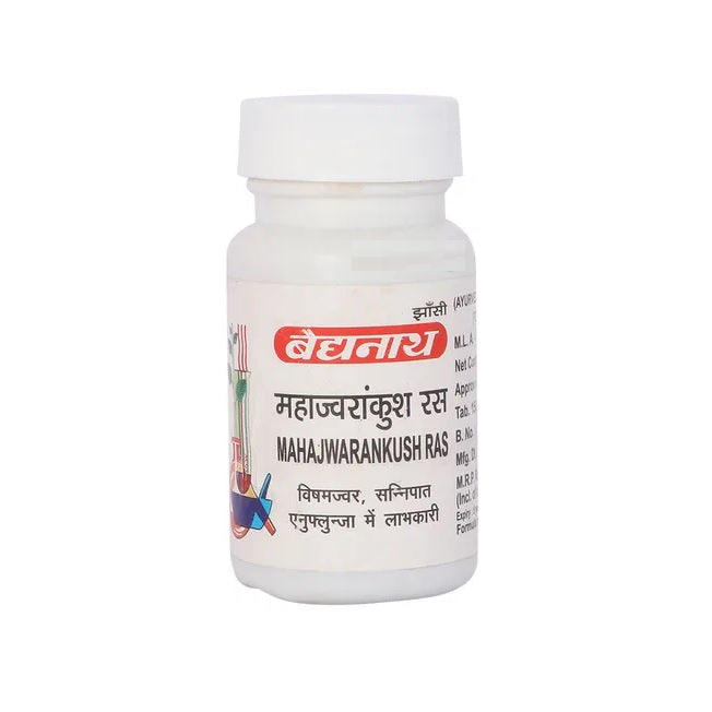 Baidyanath Ayurvedic (Jhansi) Mahajwarankush Ras Tablet