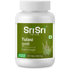 Sri Sri Tattva Ayurvedic Tulasi 500mg Cold & Cough 60 Tablet