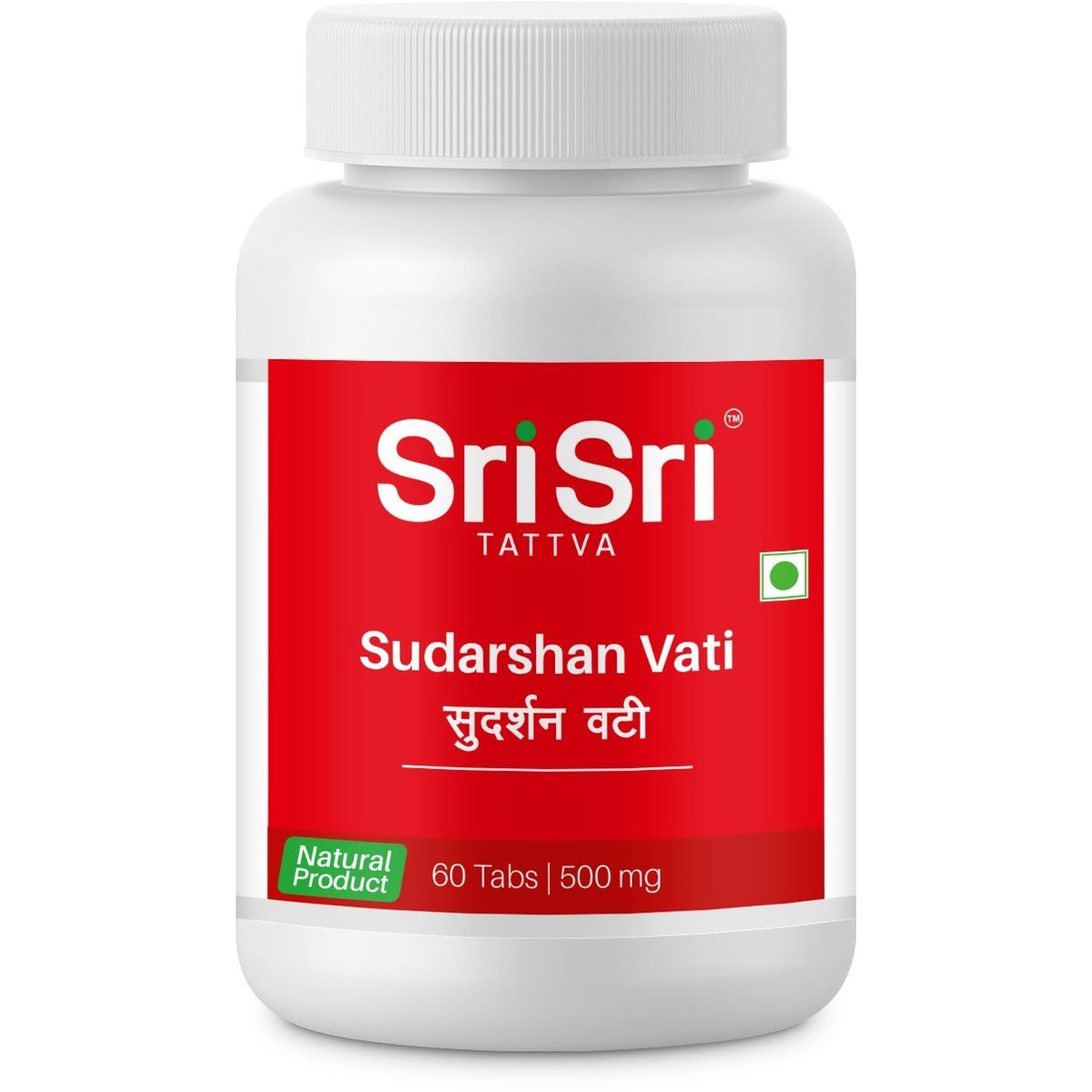 Sri Sri Tattva Ayurvedic Sudarshan Vati 500mg 60 Tabletten