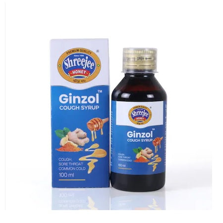 Shreejee Ayurvedic Ginzol Cough Syrup 100ml