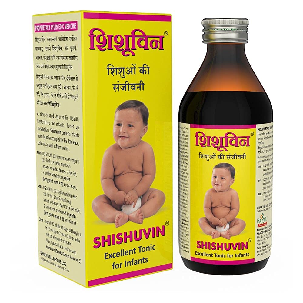 Sandu Ayurvedisches Shishuvin Ausgezeichnetes Tonikum Babypflege Gesundheitsflüssigkeit 200ml