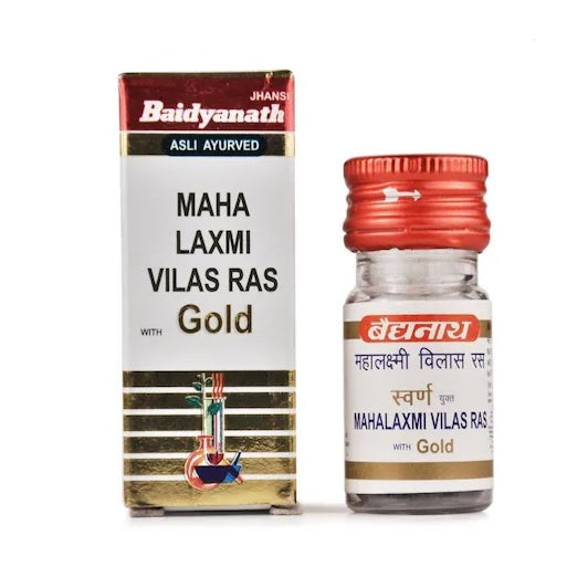 Baidyanath Ayurvedische Mahalaxmivilas Ras Gold Tabletten