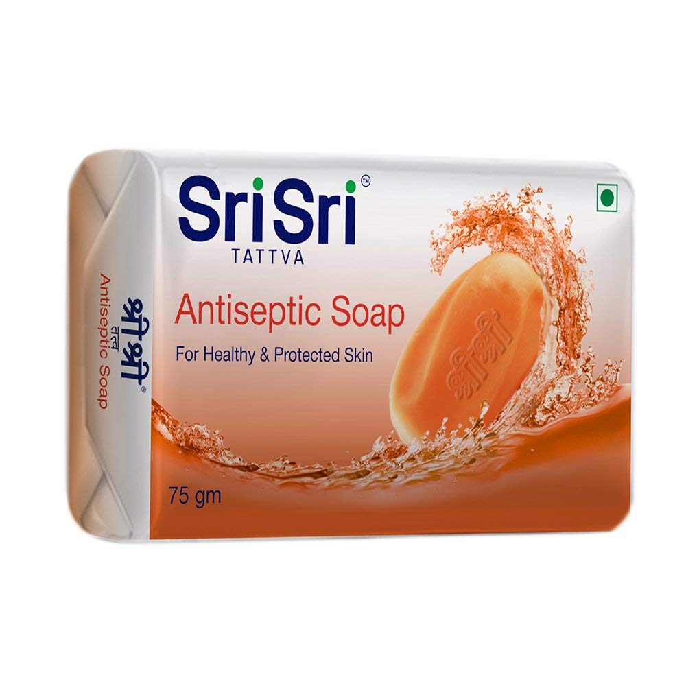 Sri Sri Tattva Antiseptic For Healthy & Protected Skin Soap 100gm (3+1 Combo Pack)