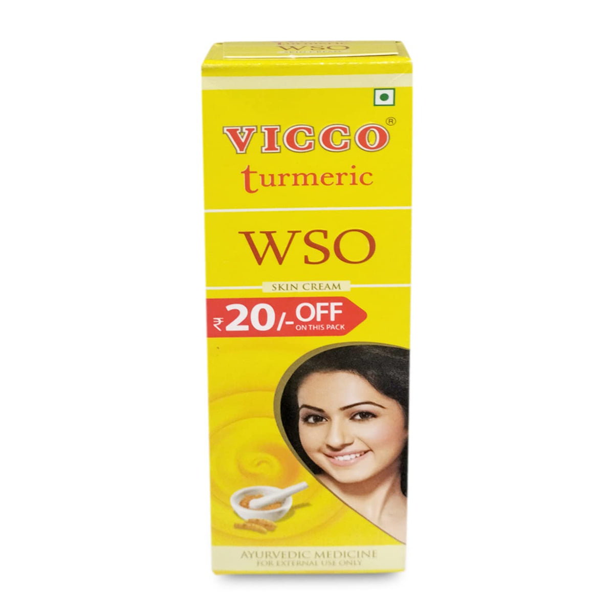 Vicco Ayurvedic Turmeric WSO Skin Cream 30gm