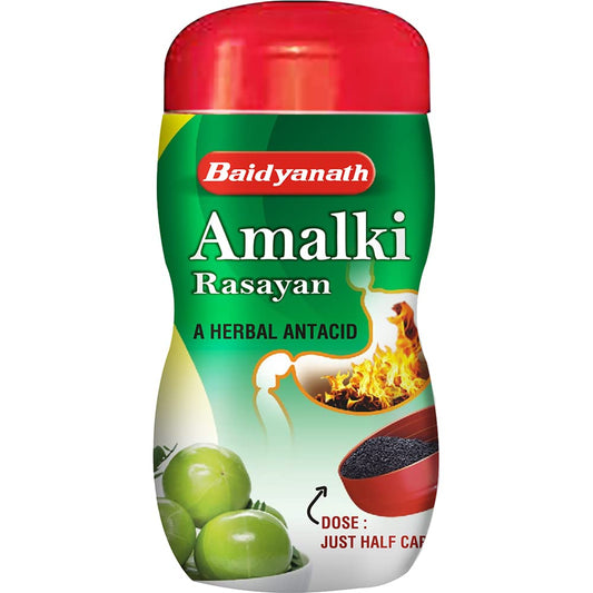 Baidyanath Ayurvedic Amalki Rasayan Herbal Antacid Helps in reducing Acidic Reflux 120gm