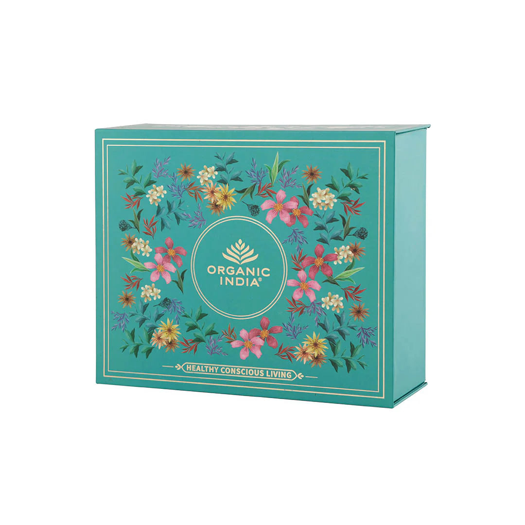 Organic India Exotic Brew Green Tea Infusion Gift Box Set
