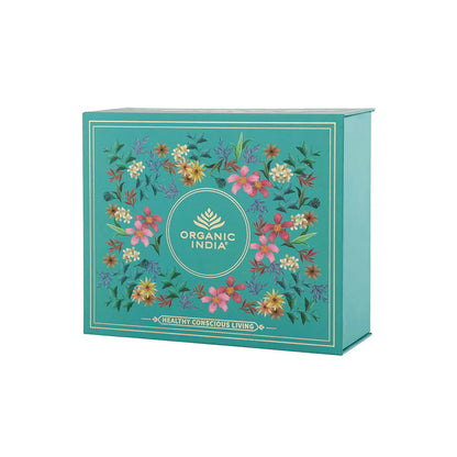 Organic India Exotic Brew Green Tea Infusion Gift Box Set