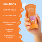 Lotus Herbals Cosmetics Safe Sun Kids Sunscreen Cream SPF-25 100g