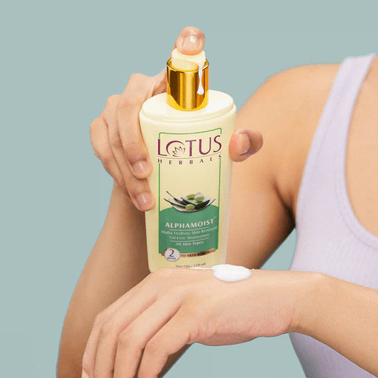 Lotus Herbals Cosmetics Alphamoist Skin Renewal Oil Free Moisturiser 170ml
