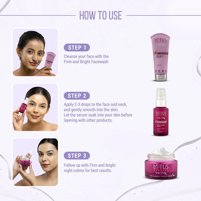 Lotus Herbals Cosmetics YouthRx Firm & Bright Bestseller Pack Combo