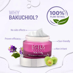 Lotus Herbals Cosmetics YouthRx firm & bright night crème Combo