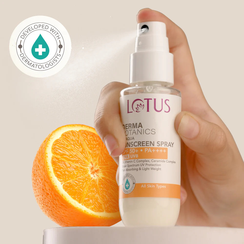 Lotus Cosmetics Derma Botanics UV Aqua Sunscreen Spray SPF 50+ 50ml