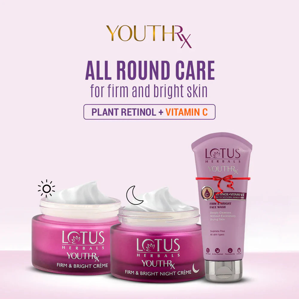 Lotus Herbals Cosmetics YouthRx Firm & Bright Power Trio Combo