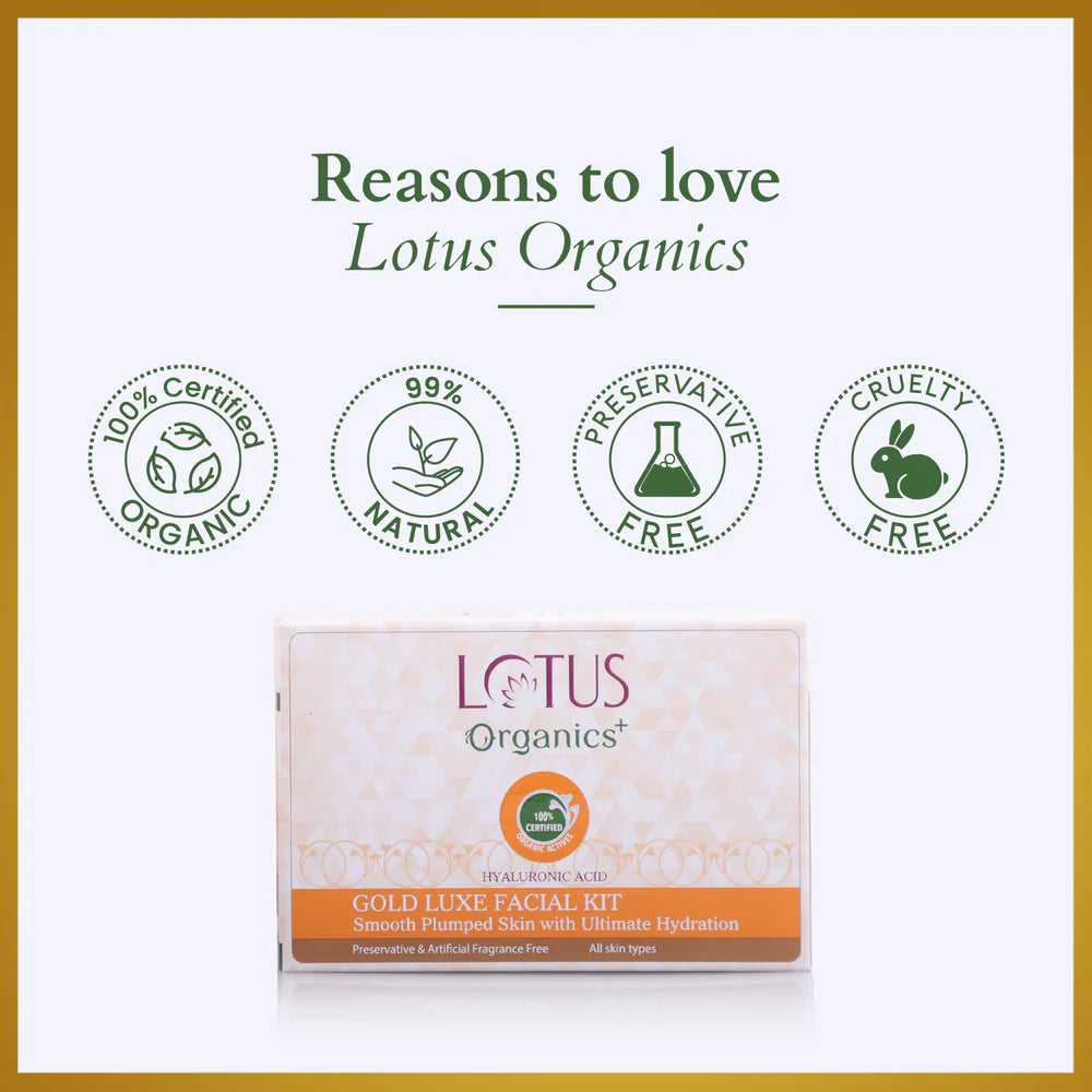 Lotus Herbals Cosmetics Gold Luxe Facial Kit